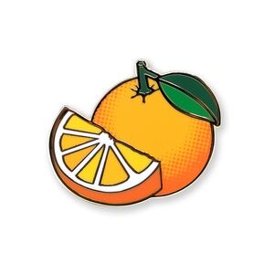 Orange Lapel Pin